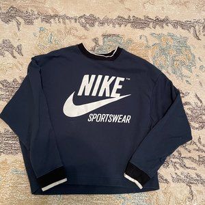Retro Nike Sweatshirt - Navy